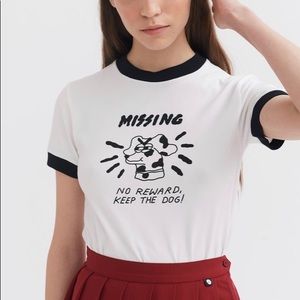 Lazy Oaf - No Reward Fitted Tee (New with Tag)